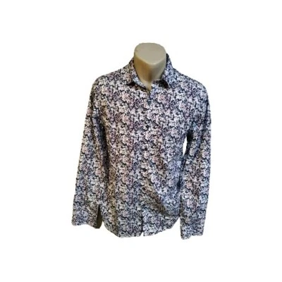 Marc Anthony мужская рубашка размер S многоцветный цветочный - Изображение 1 из 4