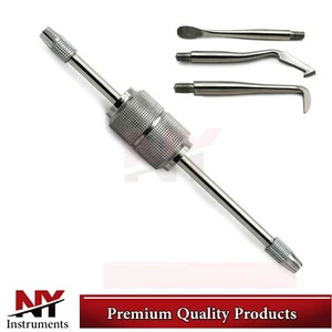 Removedor de corona dental manual instrumentos de restauración de extracción de puente con 3 puntas - Imagen 1 de 4