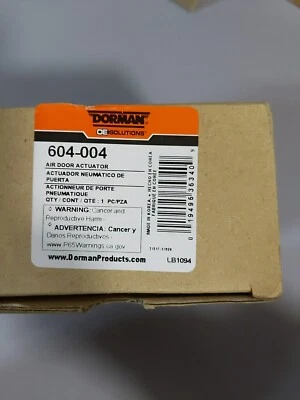 Actuador de puerta de aire Dorman 604-004 para Chrysler seleccionado 2005-07, Dodge 205-07 #I4 Foto 1 de 3