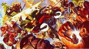 Mister Miracle Lightray Lashina Mokkari Orion Darkseid Metron DC Neu Götter Leinwand - Bild 1 von 1