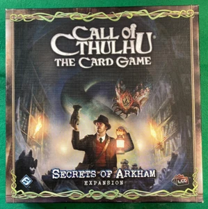 CALL OF CTHULHU LCG - SECRETS OF ARKHAM DELUXE EXPANSION (1st printing) - Picture 1 of 3