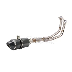 Tubo de escape para Yamaha XSR700 MT07 MT-07 FZ-07 2014-17 2018-2020 - Imagen 1 de 2