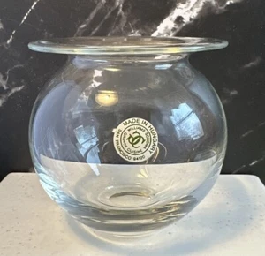 Retired Williams-Sonoma Grande Cuisine 4.5” Crystal Vase Hungary Country Core 2 - Picture 1 of 8