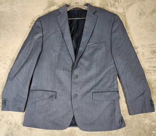 Giacca tuta cappotto sportivo blu grigio blazer uomo Michael Kors taglia 44 R 2 bottoni