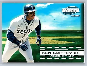 1999 Pacific Invincible Ken Griffey Jr. #18 Sandlot Heroes Running Mariners - Foto 1 di 2