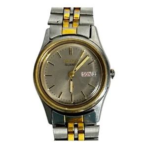 1992 Seiko 3Y03-0A10 SQ Woman's Two Tone Watch Analog Serial 260779 For Repair - Picture 1 of 8