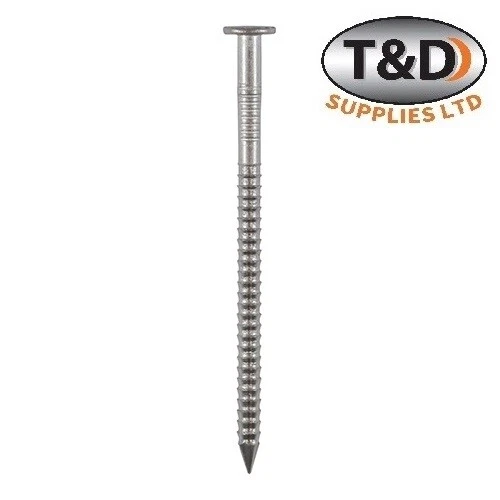 Timco Stainless Steel Annular Ringshank Nails A2 Grade 304 - 30-100mm Fasteners
