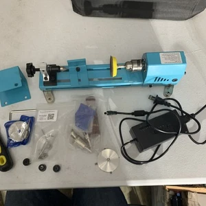 Mini Lathe Machine Multi-Purpose Lathe With Professional Tools Torno Para Mad... - Picture 1 of 5