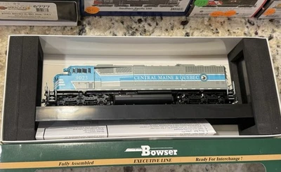 Bowser escala HO EMD SD40-2f CM&Q #9023 DCC/SOM/LED/NOVO NA CAIXA - Imagem 1 de 4