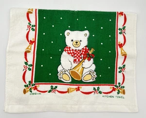 R. A. Briggs Orsacchiotto Natale Cucina Piatto Tea Strofinaccio 1986 - Foto 1 di 6