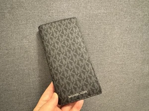 MICHAEL KORS MEN'S COOPER Flap Wallet Large - MK Signature NEW - Picture 1 of 6