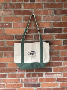 Bolso de mano vintage Cargill Boat Vitronic de lona verde - Imagen 1 de 9