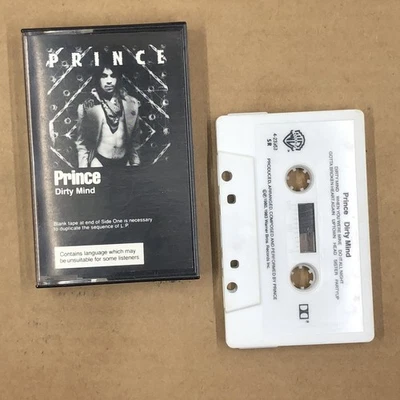PRINCE Cassette Tape 80s Synth Pop DIRTY MIND WHEN YOU WERE MINE UPTOWN - Image 1 of 4