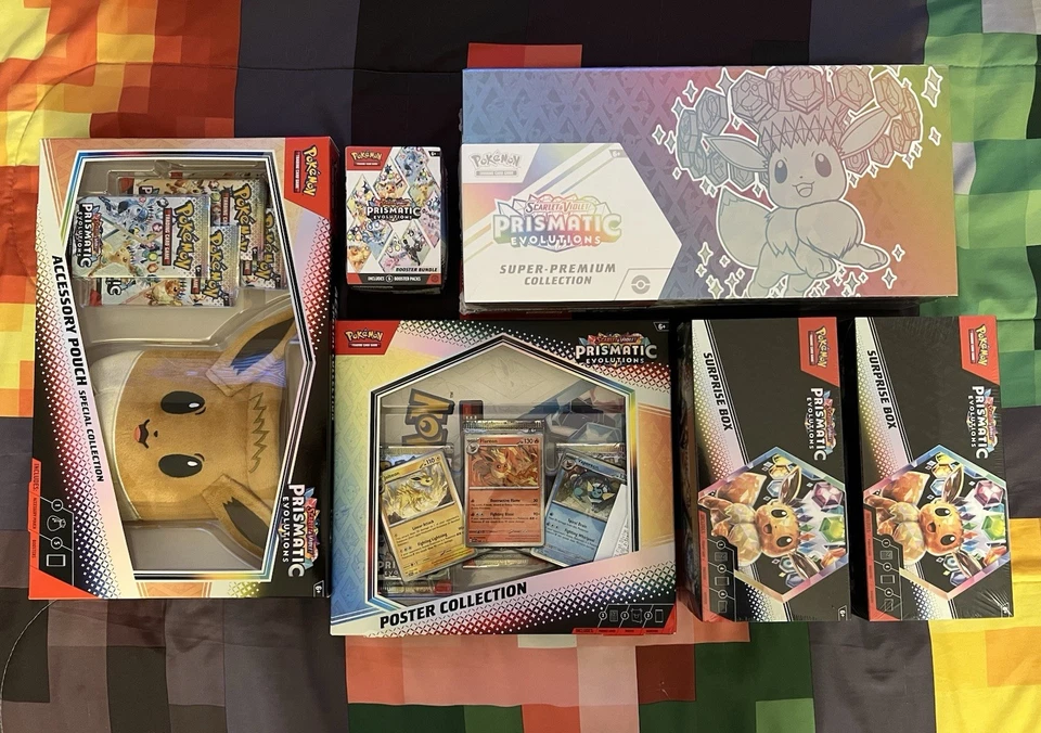 Pokemon Prismatic Evolutions 6 - Item Bundle - Image 1 of 1