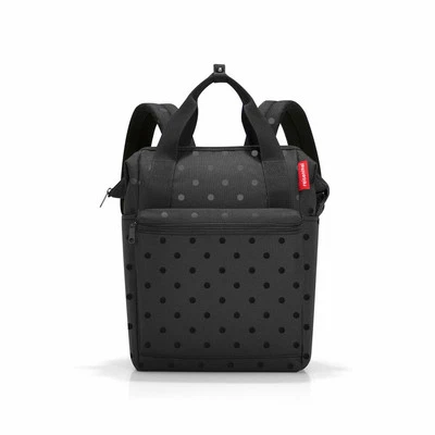 reisenthel allrounder R Rucksack Tragetasche Tasche Glossy Dots Black 12 L - Bild 1 von 4