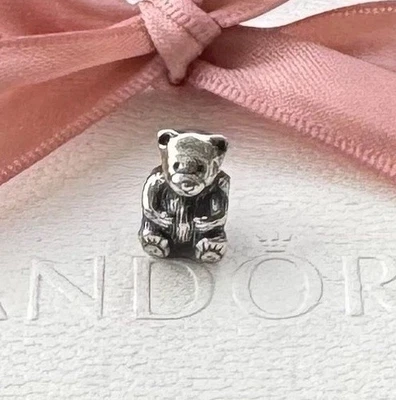 Original Pandora Oldie Charm „Teddy Bär“ silber 925 #790395 - Bild 1 von 3