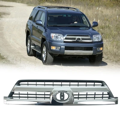 For 2002-2005 Toyota 4Runner Front Grill Chrome Foto 1 de 4