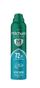 Mitchum Deodorant Mens Active Ocean 3 x 250ml 72 Hour Ultimate Odour Protect - Picture 1 of 1