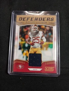 2019 Score - Defenders Richard Sherman #D-19 Jersey Card **Mint** - Picture 1 of 6