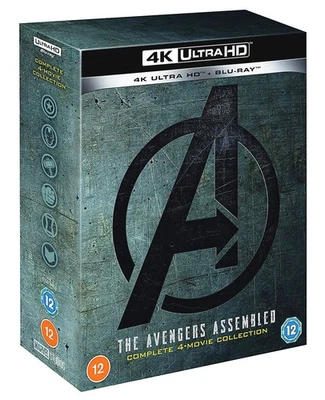 Avengers: 4-Movie Complete Collection [4K UHD + Blu-ray] Marvel 1-4 Box Set MCU - Image 1 of 3