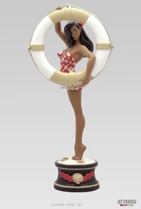 Figura de resina Yuku Leelee - colección Pin-Up - Hecho en Francia por ATTAKUS - Imagen 1 de 7