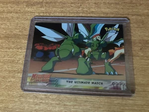Pokemon Card Topps The Ultimate Match 34 FOIL Blue Label MewTwo Strikes Back - Picture 1 of 2