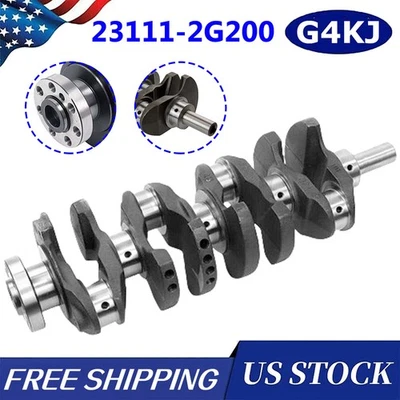 G4KJ Engine Crankshaft For Kia Optima Sorento Hyundai Santa Fe Tucson 11-15 2.4L - Image 1 of 4