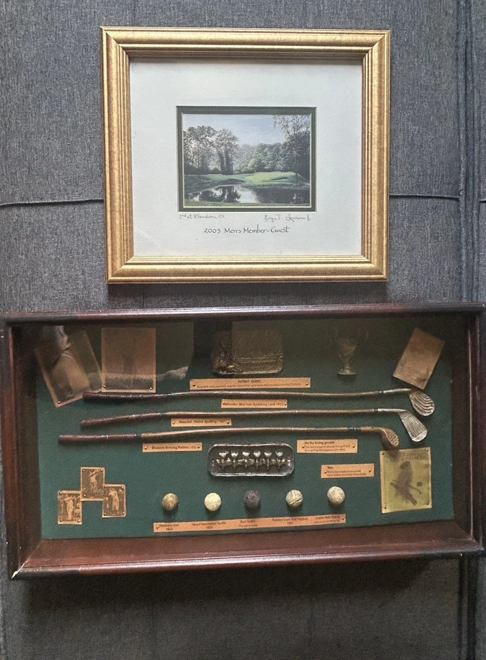 LOTE GOLF!!! Bobby Jones Shadow Box 1842 y George T Lawrence Jr. ¡Foto Plandome! Foto 1 de 4