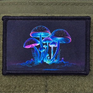 Pilze Patch Moral Tactical Meme Militär Armee Haken & Öse 3x2 - Bild 1 von 8