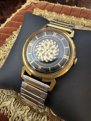 Vintage ERNEST BOREL 'Cocktail' Kaleidoscope 17J Swiss Deco 32mm Watch - Image 1 of 4