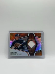 2008 Upper Deck Ben Sheets /75 Spectrum Swatches Jersey Patch Relic Card - Picture 1 of 2