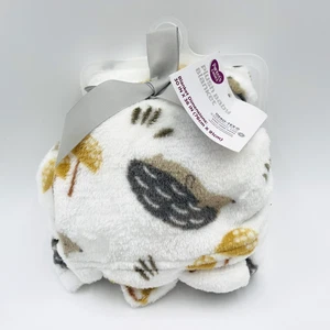 Parent's Choice Baby Blanket Hedgehog Mushroom Walmart Single Layer - Picture 1 of 4