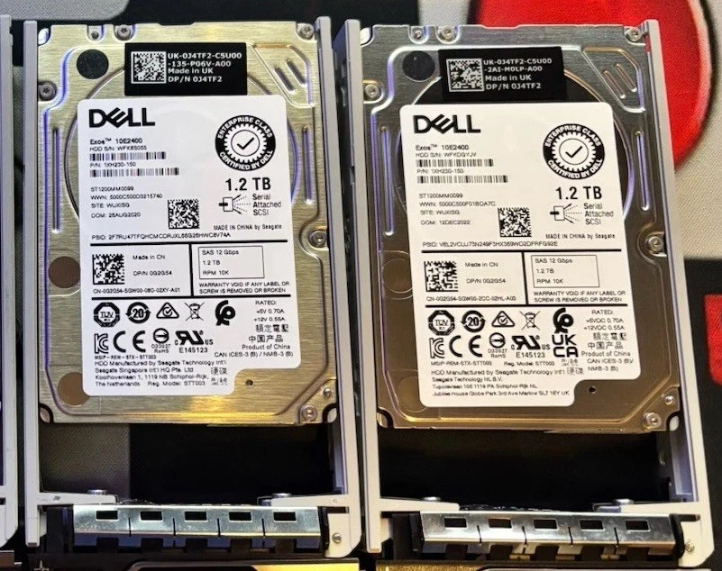Dell Exos 10E2400 1.2TB, 10000RPM, 2.5" Internal Hard Drive - ST1200MM0099 - Image 1 of 1