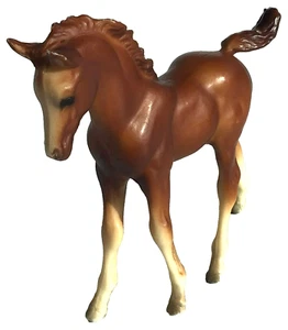 Cavallo puledro di castagno arabo classico Breyer vintage 4000 made in USA non marcato - Foto 1 di 11