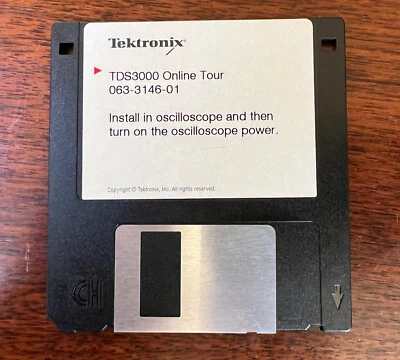 Tektronix 063-3146-00 TDS3000 Online Tour Floppy Disk Software NEW - Image 1 of 2