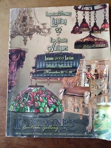 Fontaine's Auction Gallery Herbst 2003 20. Jahrhundert Beleuchtung Antiquitäten Magazin - Bild 1 von 4