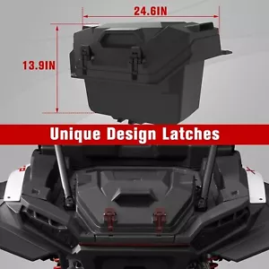 55 QT Rear Cargo Box Compatible w/ 2022-2024 Polaris RZR XP/XP4 1000 OEM#2884525 - Picture 1 of 8