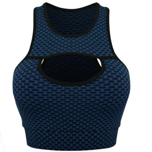 Women's Sports Bras Push Up Padded Vest Workout Yoga Jogging Crop Top Bra New US - Picture 1 of 13
