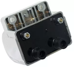 Chrome Ignition Coil Pack For Harley Sportster Dyna FXR FLT 31614-83A 16021 - Foto 1 di 6
