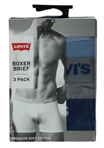 Levi's 3-Pack Boxer Briefs High Comfort Men's Underwear NIB Pick Color/Size - Picture 1 of 29