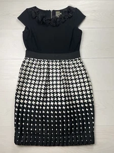 Taylor Black A Line Dress Size 6 - Picture 1 of 8