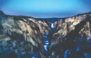 Yellowstone Canyon National Park Color Poster/Print High Quality - Picture 1 of 1