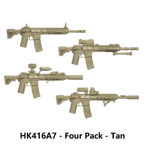 MinifigArsenal MFAsslt HK416A7-Assault Rifle Gun for Minifigures building Block - Picture 1 of 23