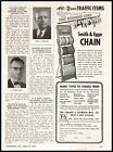 1949 Smith & Egge Chain Turner & Seymour Torrington Connecticut Vintage Print Ad