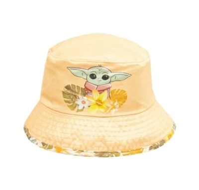 STAR WARS BABY YODA МАЛЫШ МАЛЬЧИКОВ ДВУСТОРОННИЙ ВЕДРО СТИЛЬ ШЛЯПА НОВЫЙ W ЯРЛЫК ОДИН РАЗМЕР - Изображение 1 из 4