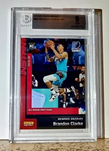 Brandon Clarke 2019-20 Panini NBA #200 Rookie Card 1 of 1341 BGS 9 Grizzlies - Picture 1 of 2