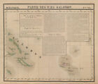 Oc?Anique. Partie Des Iles Salomon #33. Solomon Islands. Vandermaelen 1827 Map