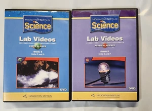 HMH Science Grade 5 Lot of 2 Lab Videos  Earth Science/Physical Science DVDs - Picture 1 of 3