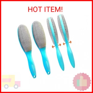 ezclean 2 Pack Lint Brush for Clothes, Couch, Furniture Reusable & Double Sided - Picture 1 of 2