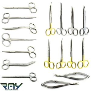 Professional Surgical Scissors Medical Dental Veterinary Microsurgery Dissecting - Picture 1 of 21